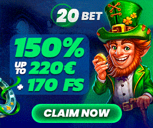 20bet Online Sportsbetting Bonus for all 20bet Online Casino and Sportsbetting Bonus for all