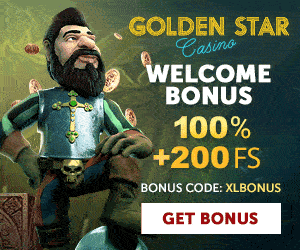 Golden Star Casino no deposit free spins bonus code 2023