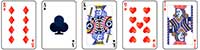 High Card in Texas Holdem poker casino online