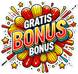 Gratis Casino Bonus sign in orange and red Gratis Bonus sign for online casino